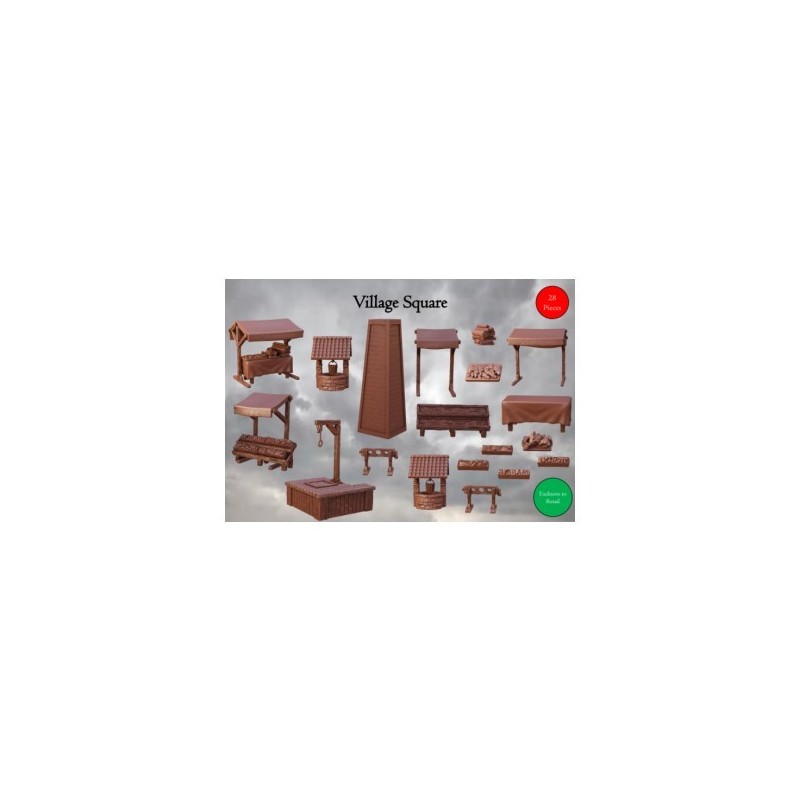 Terrain Crate: Village Square - gioco da tavolo