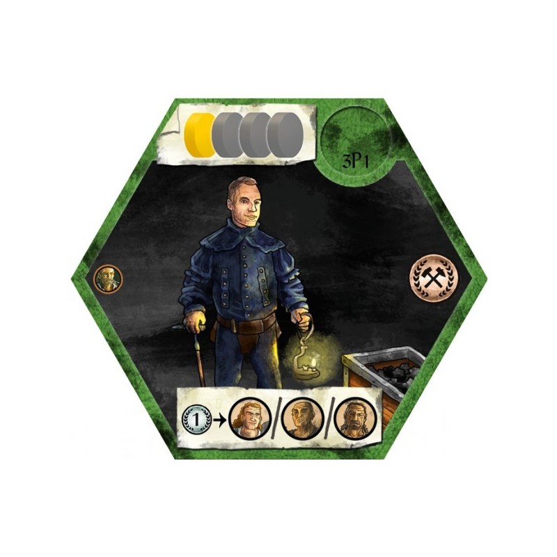 The Foreman Promo Tile: Haspelknecht - gioco da tavolo