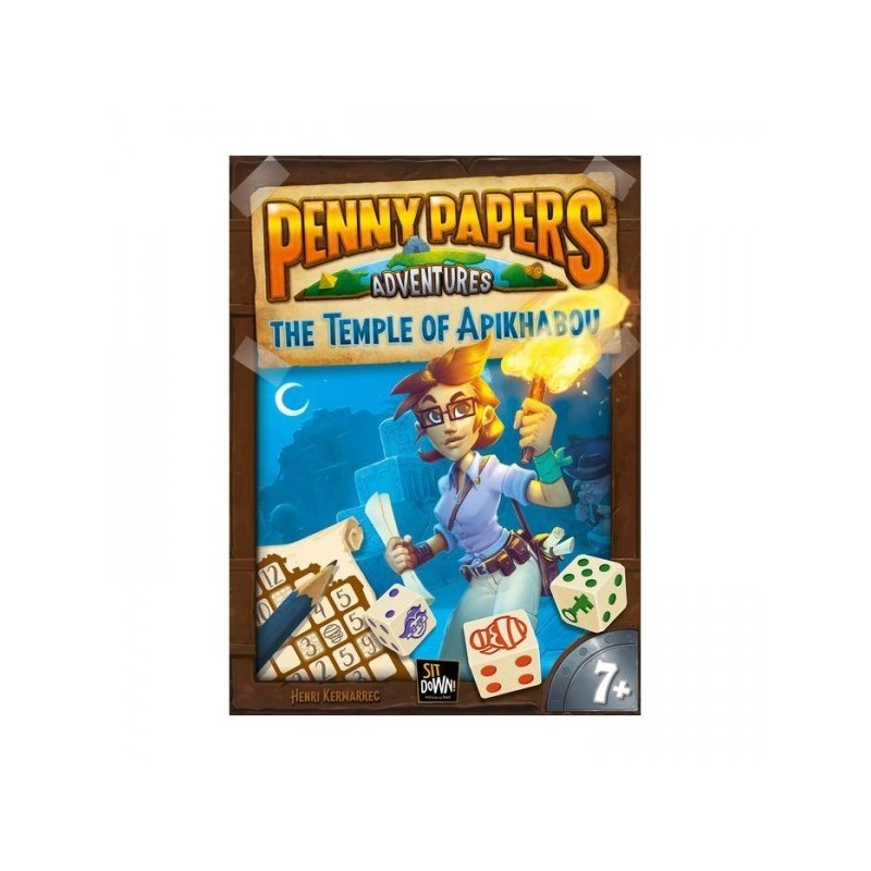Penny Papers Adventures - The Temple of Apikhabou ITA - gioco da tavolo