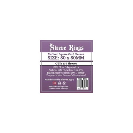 80x80 mm Sleeve Medium Square (110 bustine)