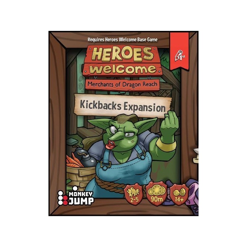 Kickbacks Expansion: Heroes Welcome - gioco da tavolo