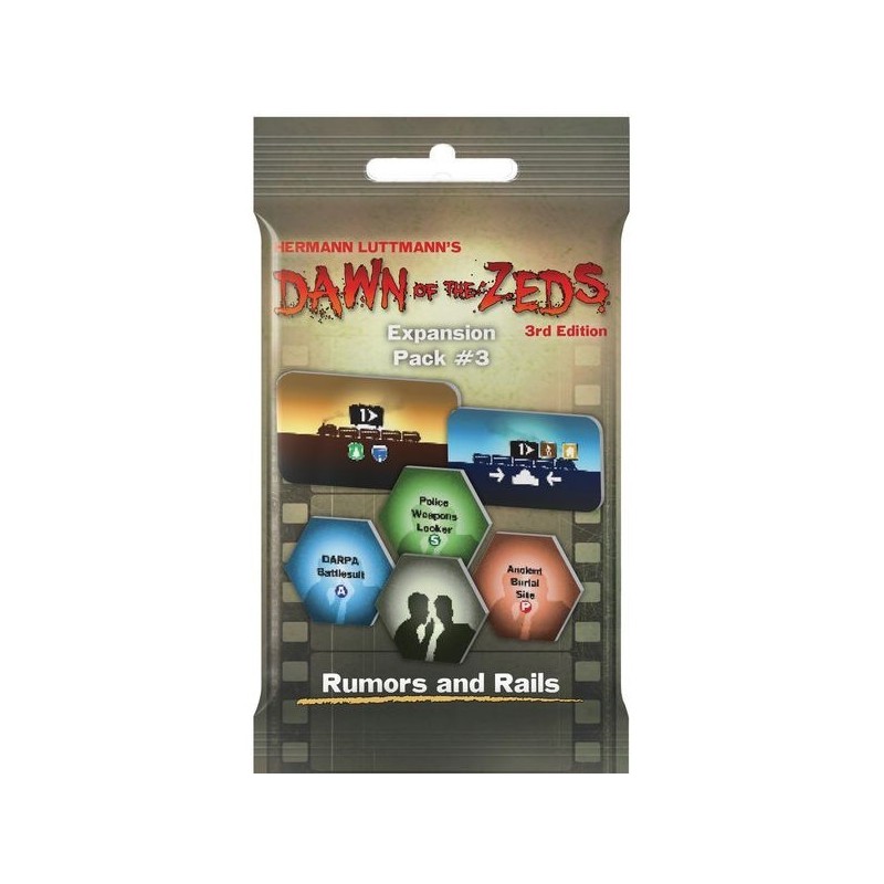 Exp. Pack 3 - Rumors and Rails: Dawn of the Zeds (3rd Ed.) - gioco da tavolo