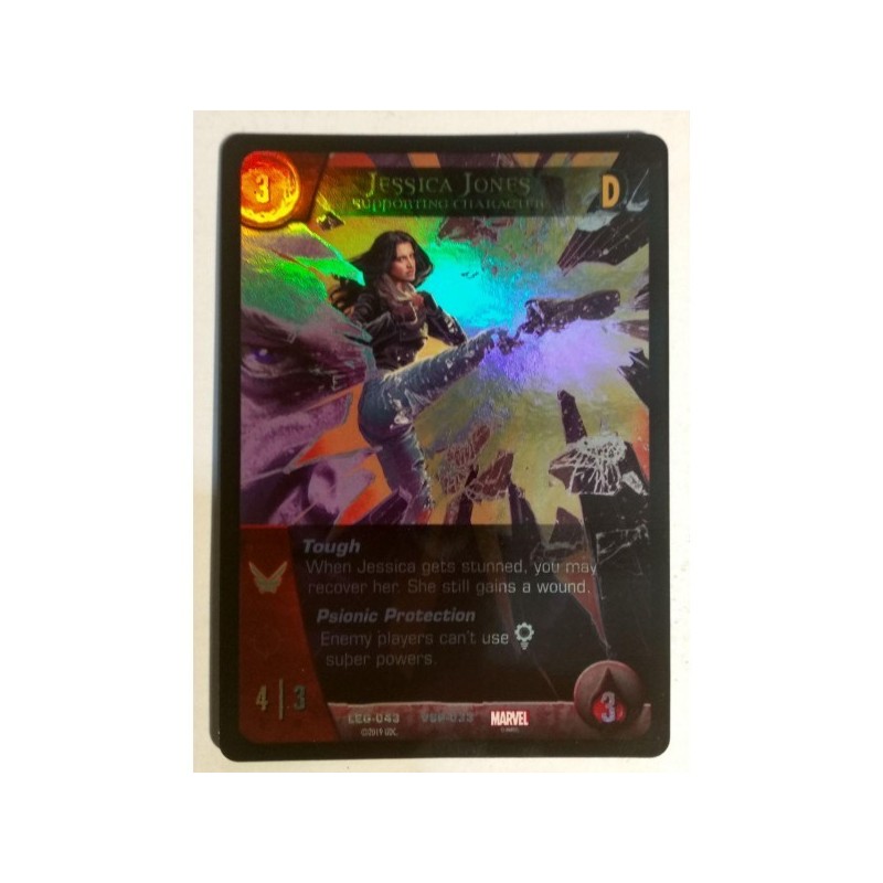 Jessica Jones Foil Promo Card: VS System 2PCG - gioco da tavolo