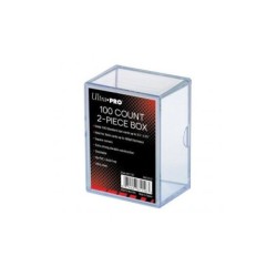 UltraPro - Scatolina portacarte - 100 carte 2 pezzi (Plastic Box 2-piece) ULT81156