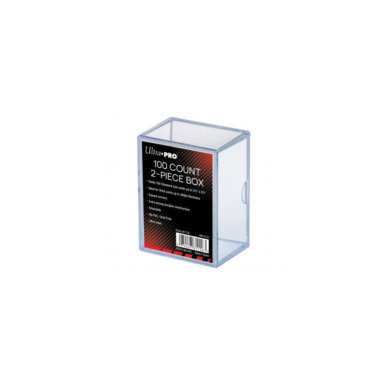 UltraPro - Scatolina portacarte - 100 carte 2 pezzi (Plastic Box 2-piece) ULT81156 - accessorio per giochi