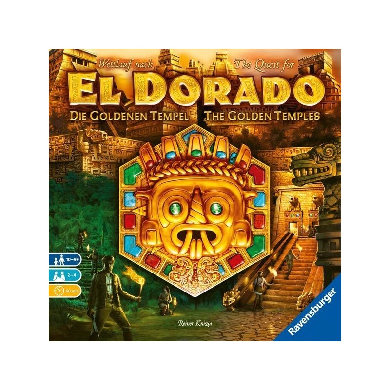 The Quest for El Dorado: The Golden Temples ENG/DEU (Goldenen Tempel) - gioco da tavolo