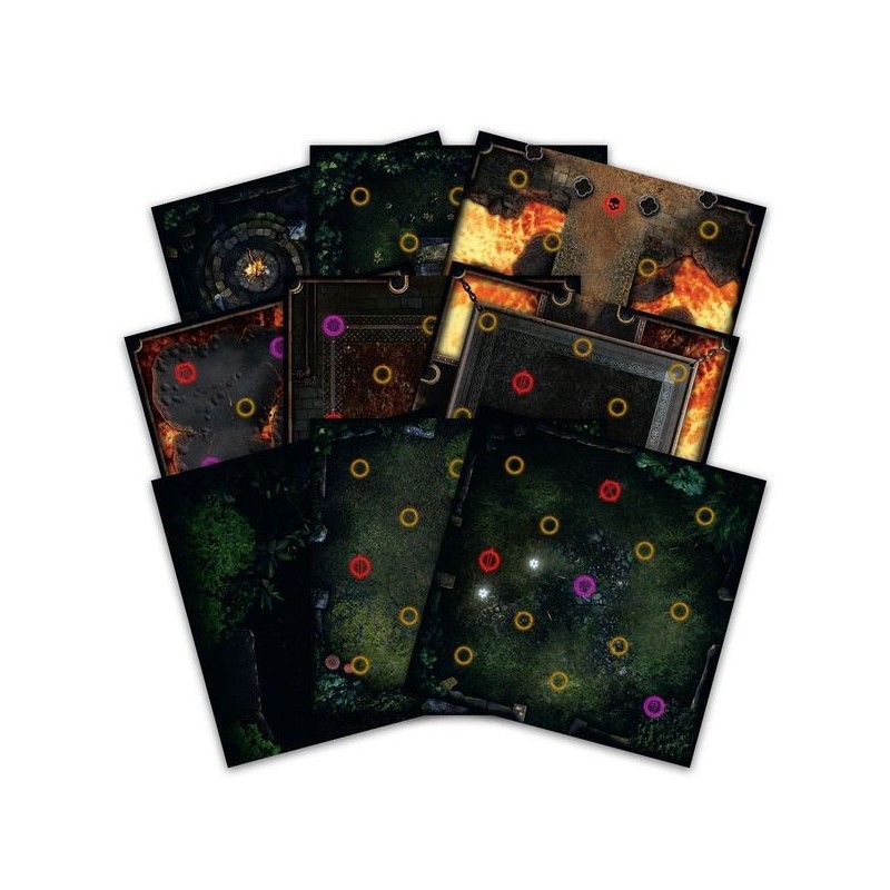 Darkroot Basin and Iron Keep Tile Set: Dark Souls ENG - gioco da tavolo