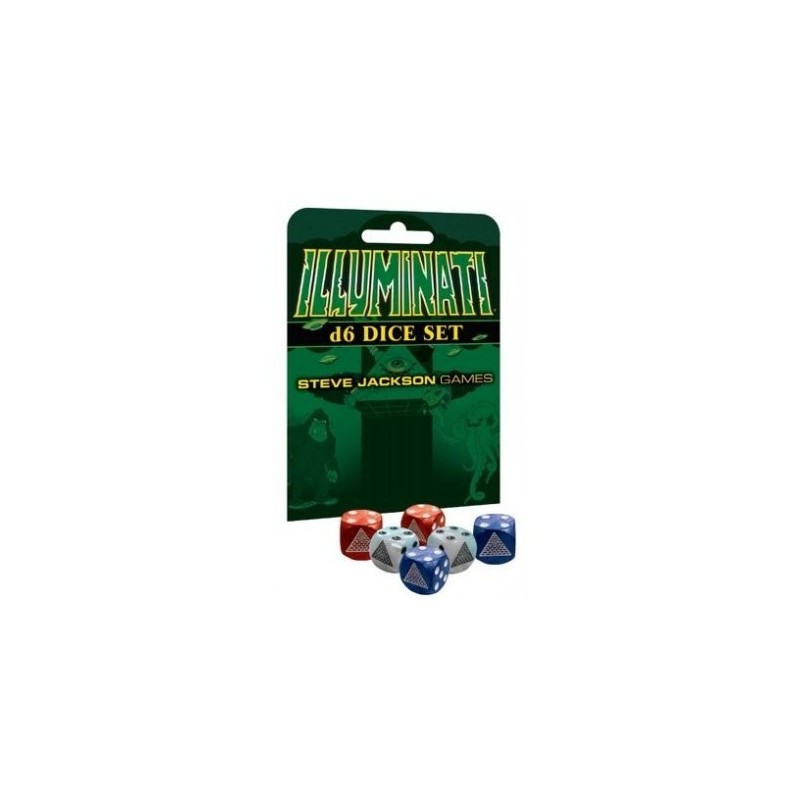 Illuminati d6 Dice Set - gioco da tavolo